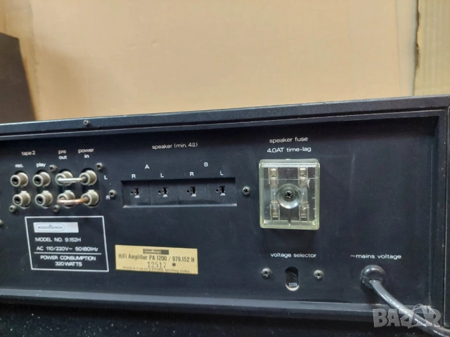 Усилвател Nordmende PA1200, снимка 7 - Ресийвъри, усилватели, смесителни пултове - 53152375