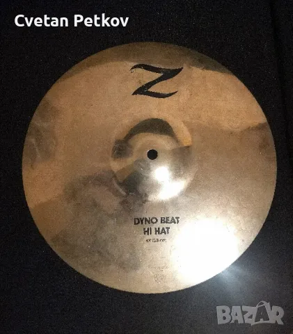 Продавам 13"  Hi Hat Zildjian Dyno Beat , снимка 1 - Ударни инструменти - 49318896