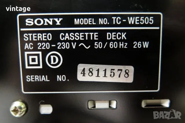 Sony TC-WE505, снимка 8 - Декове - 48086852