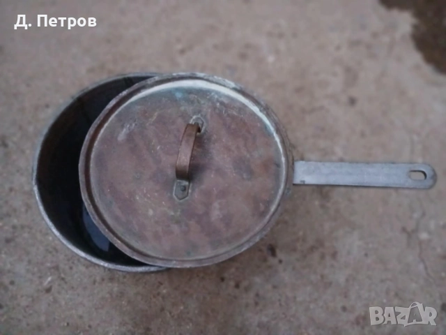 Стар меден тиган и медна форма за кекс, снимка 8 - Антикварни и старинни предмети - 42660844