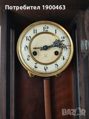 Hamburg American Clok.Гермснски стенен часовник., снимка 3 - Стенни часовници - 53886917