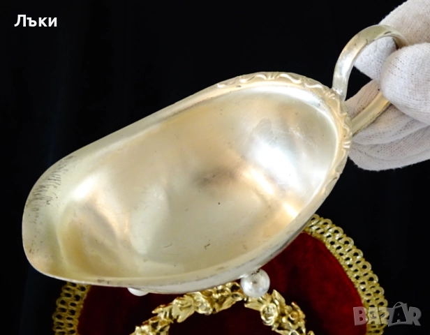 Посребрена сосиера,каничка 160 мл. 