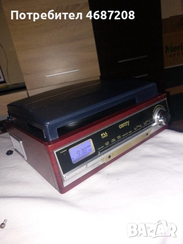 Радио-грамофон с вградени говорители, снимка 3 - Тонколони - 53501098