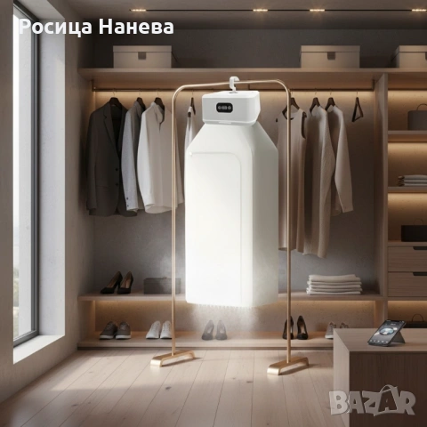 Преносима електрическа сушилня за дрехи – компактна, сгъваема, с таймер и 3D циркулация
