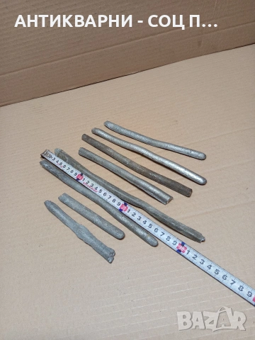 Соц Стар Калай Тегло 1.150кг. Номер 609., снимка 6 - Антикварни и старинни предмети - 53250295