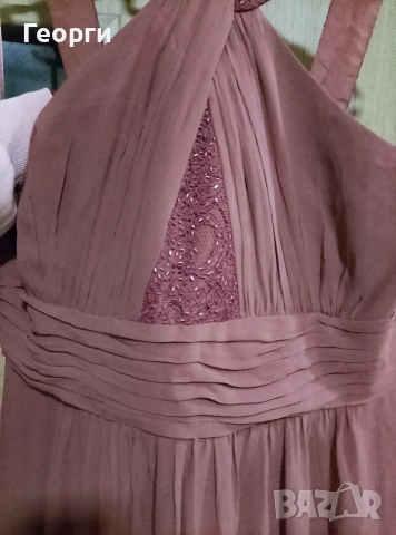 Официална дълга рокля Monsoon от 100% коприна, снимка 2 - Рокли - 53938490