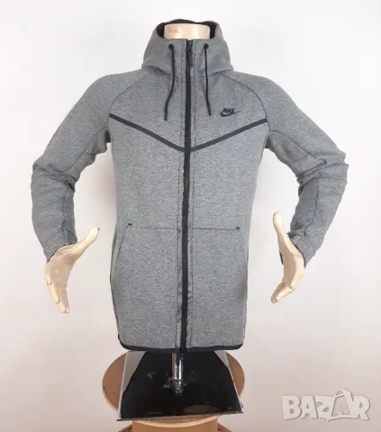 Nike Tech Fleece - Оригинално мъжко горнище размер M, снимка 3 - Спортни дрехи, екипи - 49189945