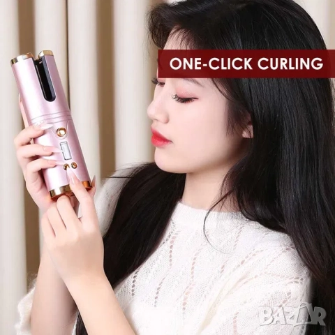 Въртяща се безжична електрическа маша за къдрене Ramindong, снимка 2 - Маши за коса - 52212341