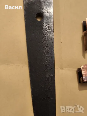 японски меч Katana Wakizashi с подпис, снимка 13 - Ножове - 49131869