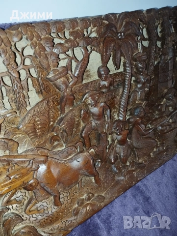 тайландска дърворезба, снимка 5 - Антикварни и старинни предмети - 53400345