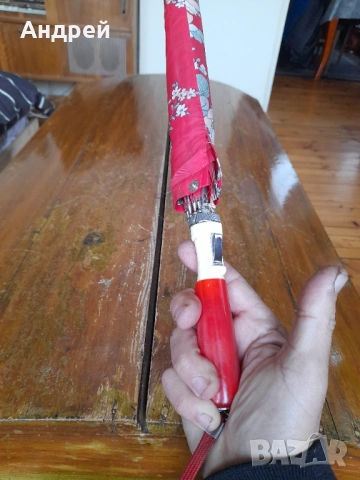 Стар чадър #3, снимка 3 - Други ценни предмети - 53011483