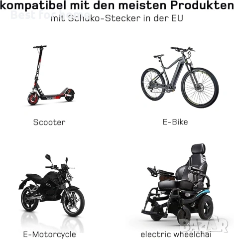 Адаптер тип 2 към Schuko щепсел за зарядно за електрически автомобили, велосипеди, скутери и др., снимка 6 - Друга електроника - 53706900