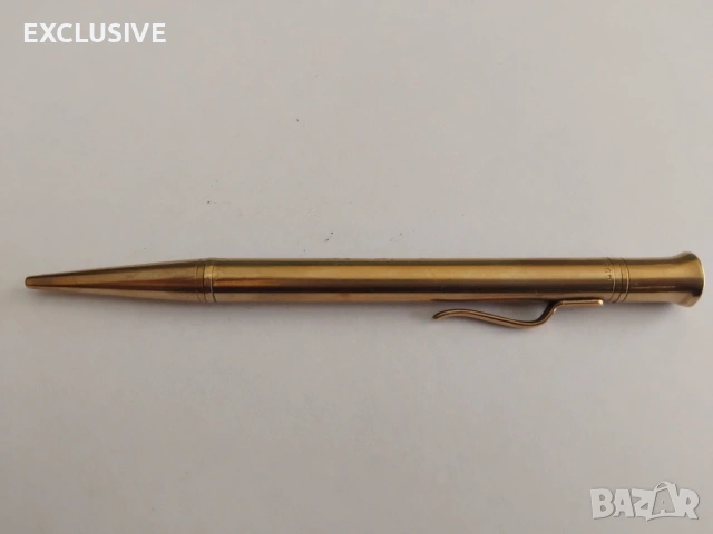 Златен молив 1930г - Англия! 9к  1930г 29,34гр, снимка 2 - Други - 53711292