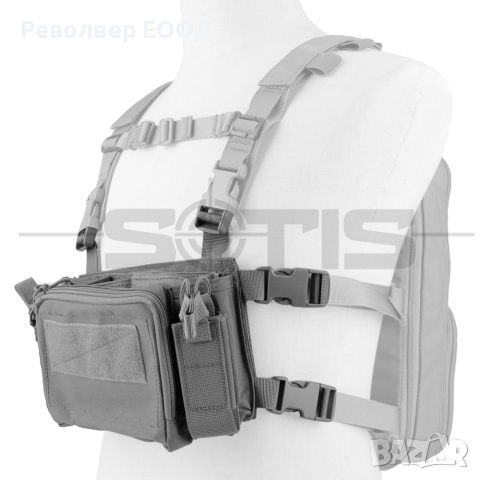 ТАКТИЧЕСКА ЖИЛЕТКА NP PMC MICRO A CHEST RIG – BLAC, снимка 3 - Екипировка - 45056938