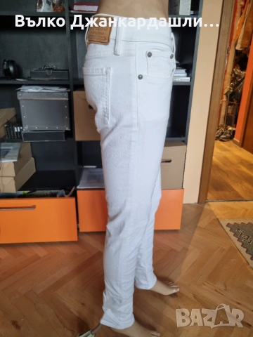 Дамски бели дънки Ralph Lauren, размер 27, снимка 4 - Дънки - 53150937