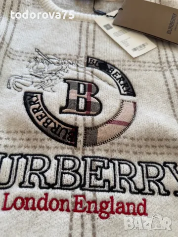 Нов пуловер BURBERRY, снимка 10 - Блузи с дълъг ръкав и пуловери - 48509621