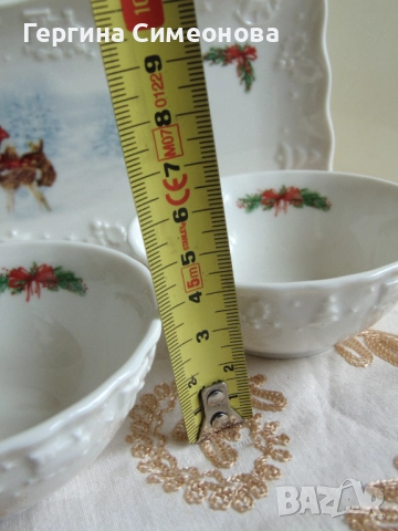 Порцеланов сет за сервиране, снимка 3 - Чинии - 52672517