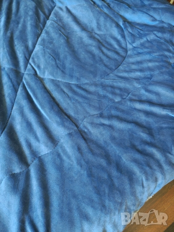 Нов Комплект от 3 части  кадифен дебел дългокосместо  зимно одеяло   + 2 калъфки за възглавници, снимка 6 - Спално бельо - 51696782