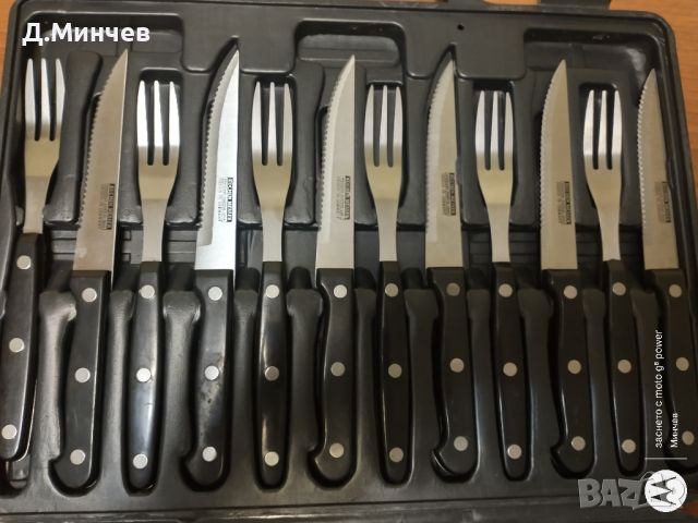 Комплект ножове и вилици , снимка 3 - Прибори за хранене, готвене и сервиране - 45134897