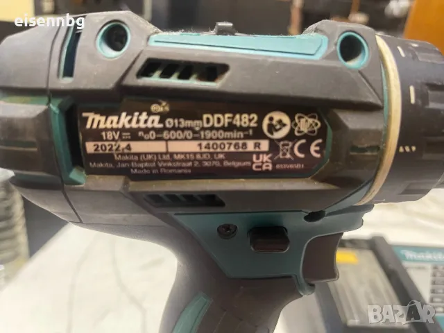 MAKITA DDF482RFE 13mm. Акумулаторен винтоверт Напрежение: 18 V, снимка 6 - Винтоверти - 50410692