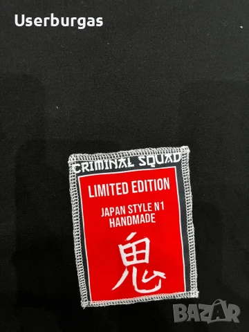 Тениска Criminal squad black, снимка 2 - Тениски - 50497493