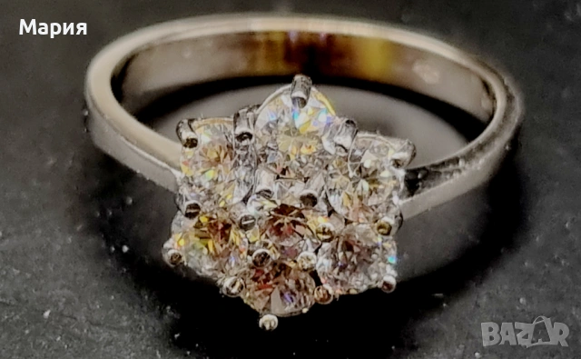 СРЕБЪРЕН ПРЪСТЕН , снимка 3 - Пръстени - 53565008