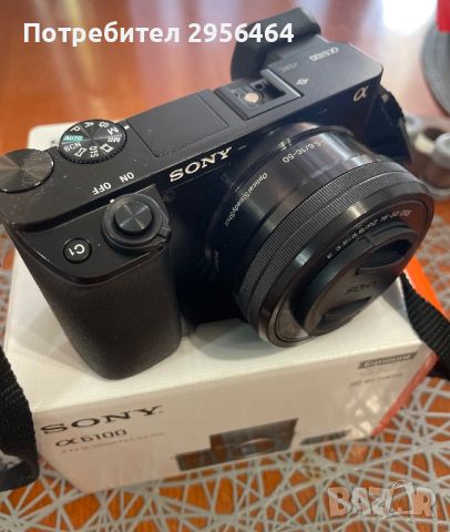 Фотоапарат SONY A6100, снимка 2 - Фотоапарати - 46455901