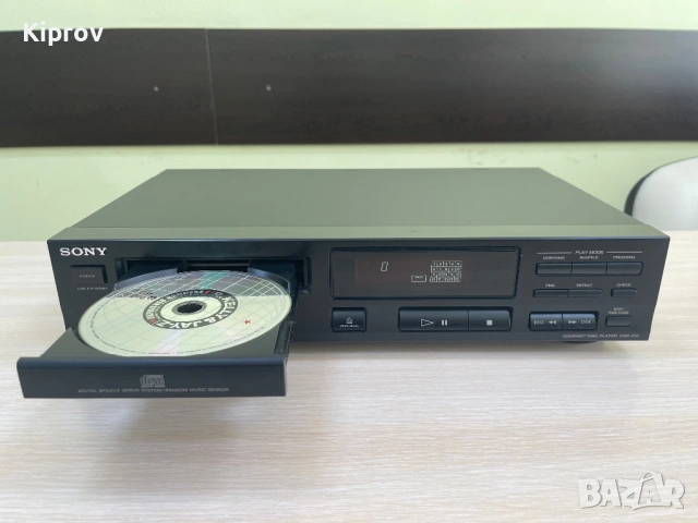 🎶 Sony CDP-212 – CD плеър | Много запазен, без забележки, снимка 2 - Аудиосистеми - 53643942