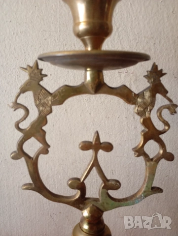 Винтидж свещник , снимка 3 - Други ценни предмети - 54287055