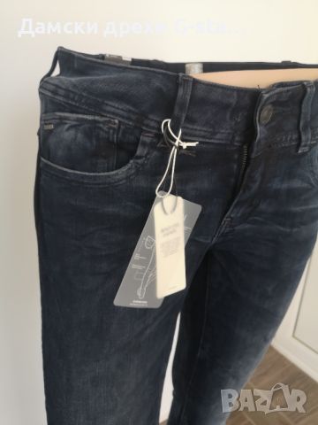 Дамски дънки G-Star RAW®LYNN MID SKINNY WMN DK AGED W30/L30; 96, снимка 2 - Дънки - 46287629