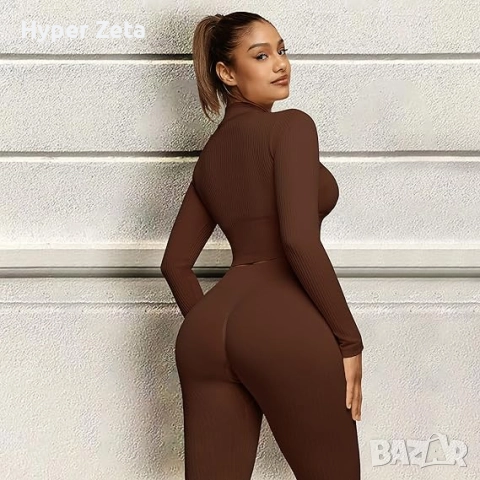 Спортен екип, комплект за тренировки от 2 части, фитнес екип, снимка 2 - Спортни екипи - 52010864