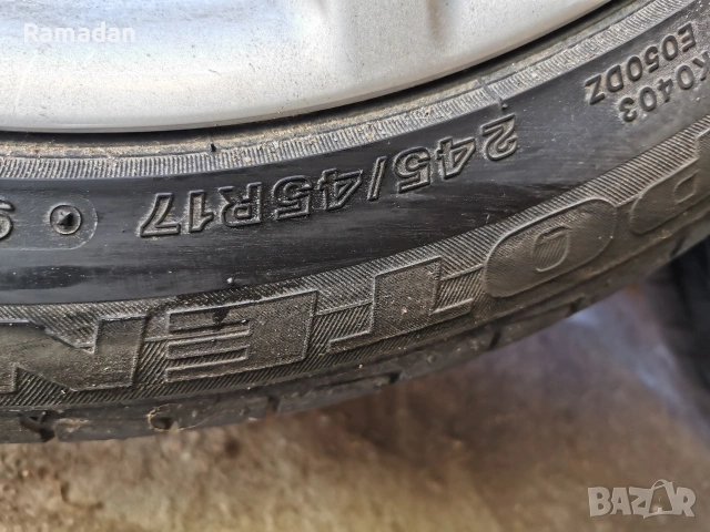 Джанти за БМВ свалени са от е60  17цола, снимка 6 - Гуми и джанти - 54115200