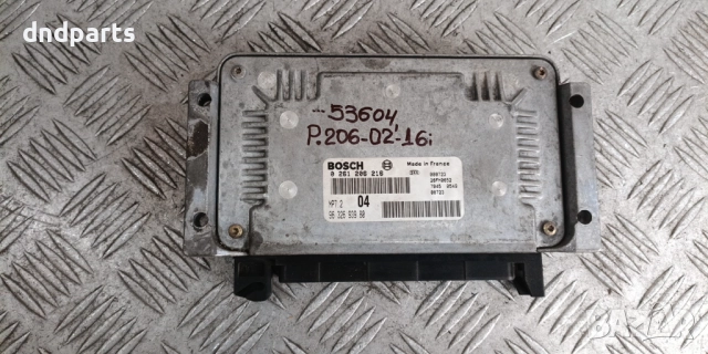 Компютър Peugeot 206 1.6i 2002г. 0261206216 9632693980	