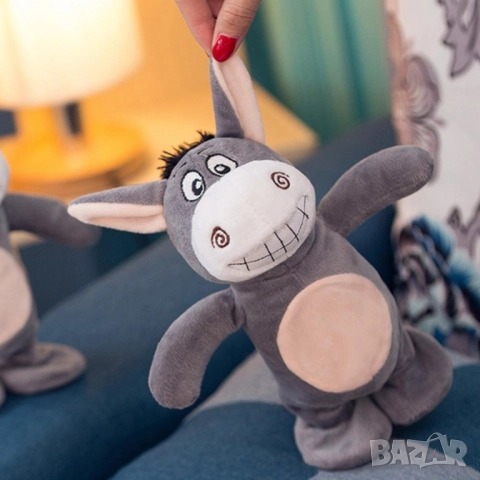 плюшена играчка Марко Магарето, което ходи и говори 