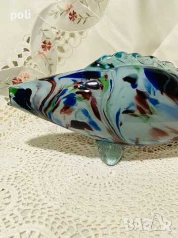 статуетка риба Murano , снимка 4 - Статуетки - 51057041