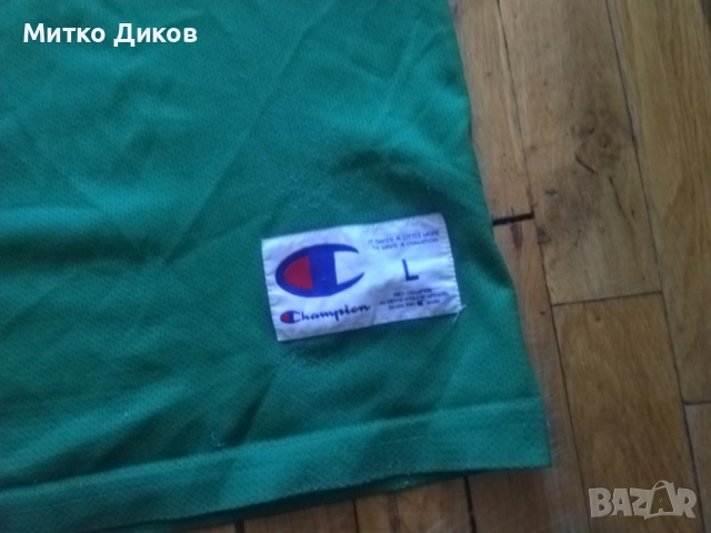 KEVIN GARNET #5 BOSTON CELTICS НБА баскетболна тениска винтидж 90 год.маркова на Champion размер Л, снимка 2 - Футбол - 51554425