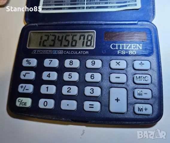 калкулатор citizen, снимка 4 - Друга електроника - 47086859