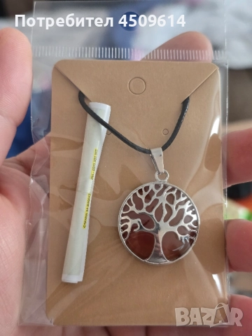 Колие дървото на живота с естествени камъни , снимка 5 - Колиета, медальони, синджири - 52558196