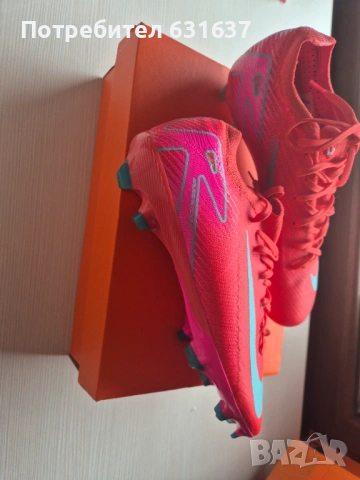 Ботонк за футбол Nike ZM VAPOR 16 PRO FG-червен, снимка 3 - Футбол - 54014503