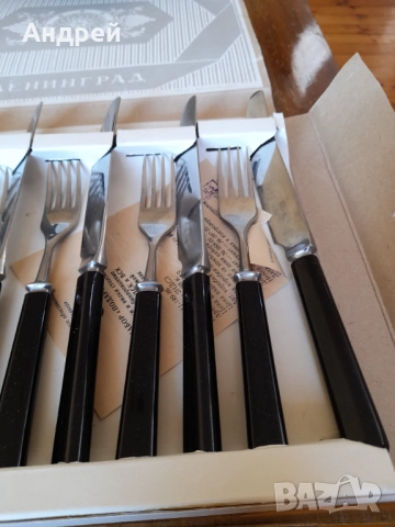 Стар Подаръчен комплект Прибори за хранене #2, снимка 4 - Други ценни предмети - 51936259