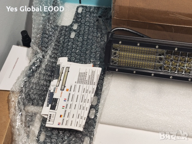 SKYWORLD 20" LED Бар 510W за офроуд с монтажна планка и кабели, снимка 4 - Аксесоари и консумативи - 51508594