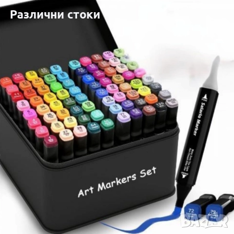 Комплект от маркери с алкохолна основа, снимка 1