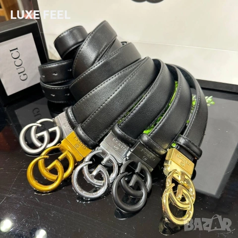 Gucci ⚜️ Естествена Кожа ⚜️ Дамски Колани , снимка 3 - Колани - 53987406