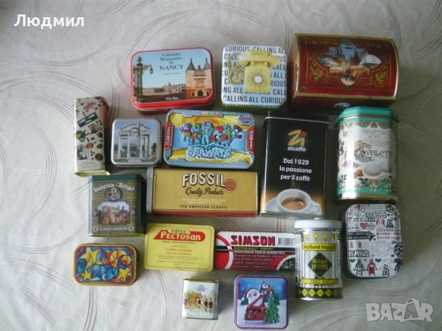 Стари метални кутии, снимка 14 - Колекции - 51495416