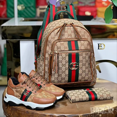 дамски маратонки, раница и портмоне  gucci tommy hilfiger , снимка 5 - Маратонки - 46859706