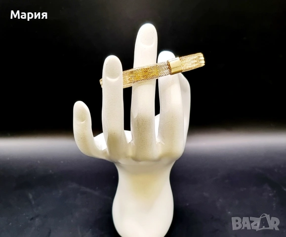 Златна ластична гривна 14к