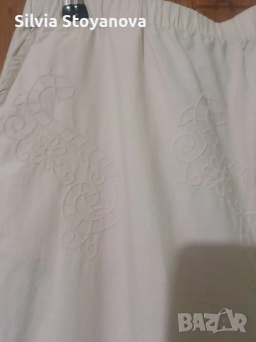 летен памучен панталон Zara , снимка 2 - Панталони - 54031462