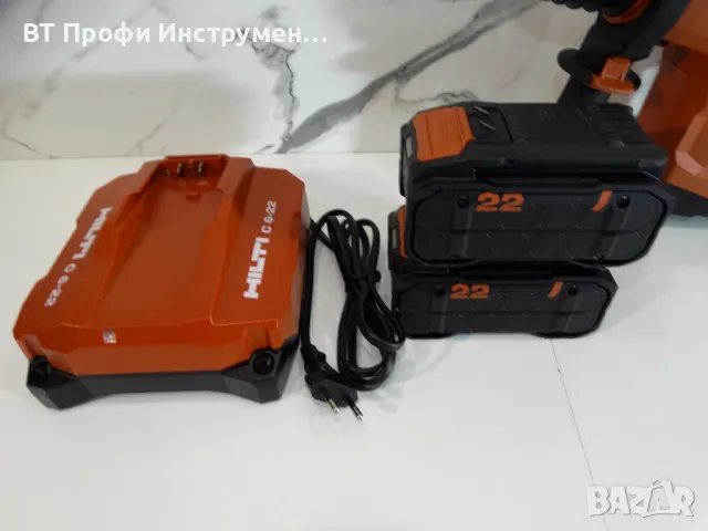 Hilti TE 6 - 22 / 2 x 5.2 Ah / Nuron - Перфоратор 3 функции, снимка 8 - Други инструменти - 48711533