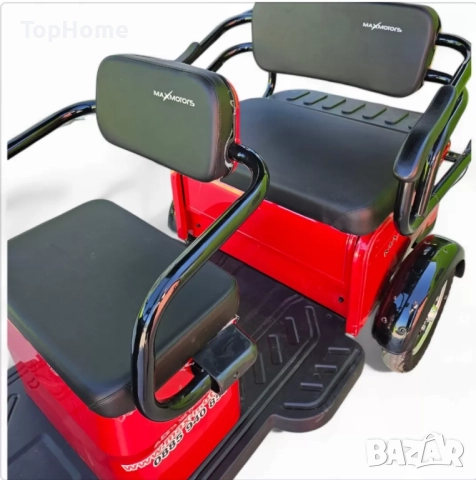  Електрическа Триколка С Покрив и камера за задно виждане, снимка 7 - Мотоциклети и мототехника - 41941508