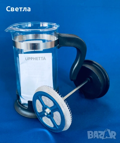 BRIO Мелница за сол/пипер;Стъклена кана-чай JENA GLAS,със стъклена цедка;Френска преса за чай/кафе, снимка 5 - Съдове за готвене - 52867630